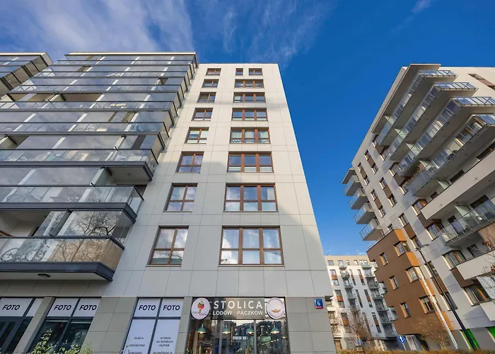 Family Cybernetyki With Ac And Parking By Renters * Warsaw