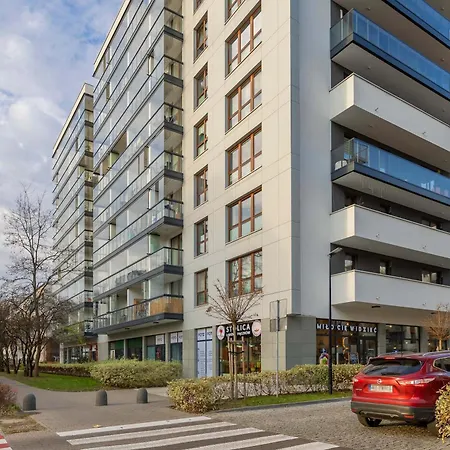 Apartment Family Cybernetyki With Ac And Parking By Renters Warsaw