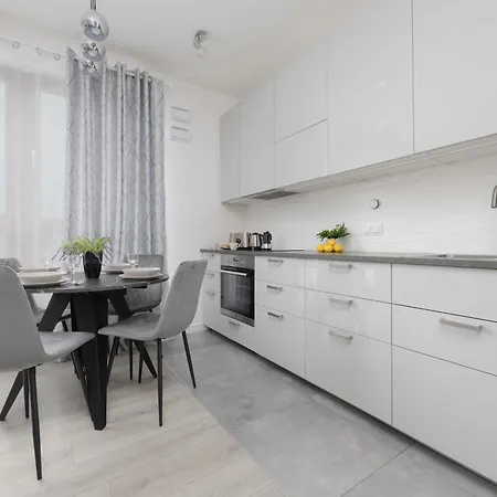 Apartment Family Cybernetyki With Ac And Parking By Renters Warsaw